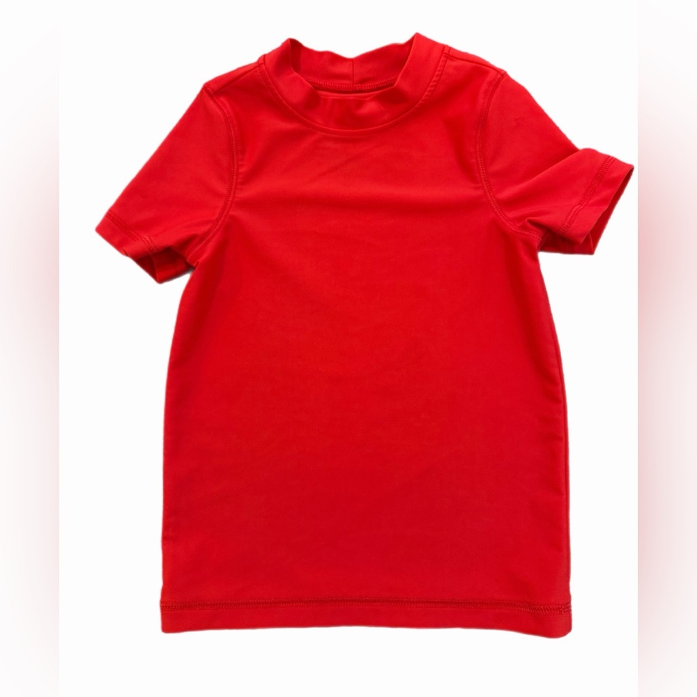 Primary Kids Red Short Sleeve Swim Tee - Size 2/3T